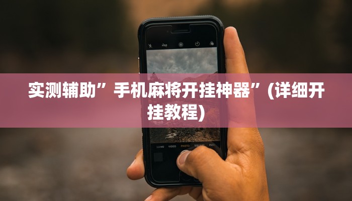 实测辅助”手机麻将开挂神器”(详细开挂教程)