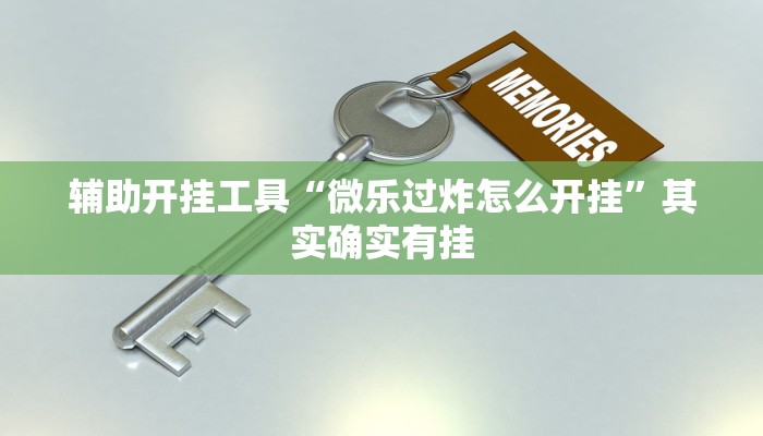 辅助开挂工具“微乐过炸怎么开挂”其实确实有挂