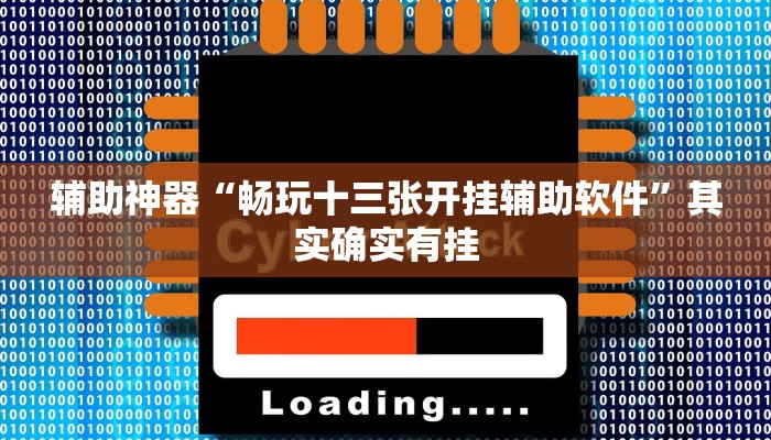 辅助神器“畅玩十三张开挂辅助软件”其实确实有挂