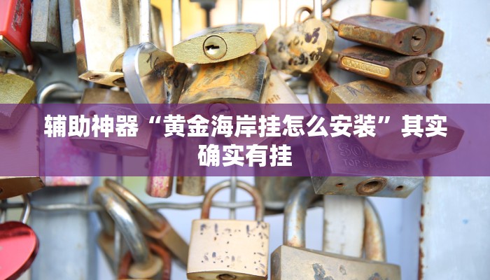 辅助神器“黄金海岸挂怎么安装”其实确实有挂