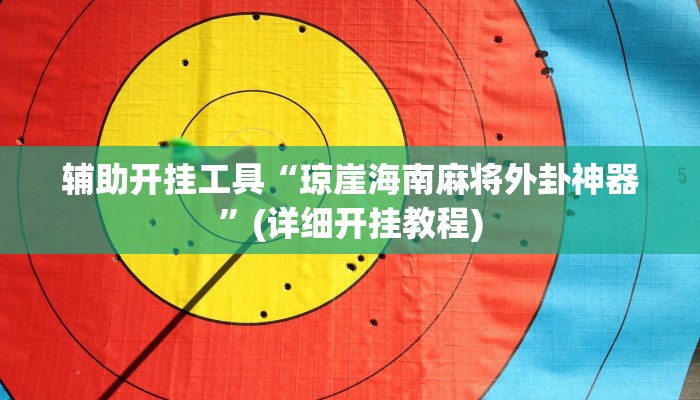 辅助开挂工具“琼崖海南麻将外卦神器”(详细开挂教程)