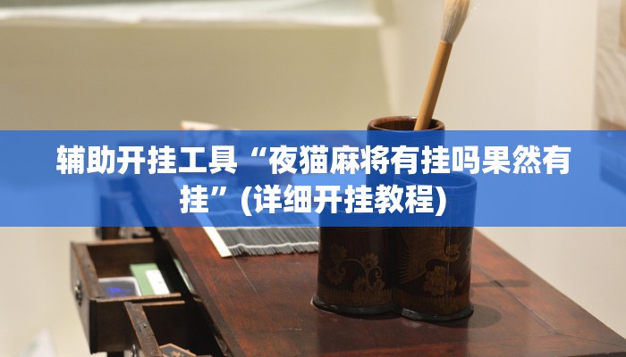 辅助开挂工具“夜猫麻将有挂吗果然有挂”(详细开挂教程)