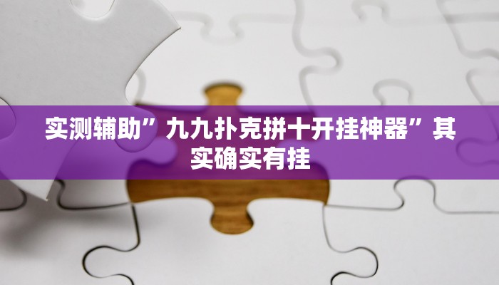 实测辅助”九九扑克拼十开挂神器”其实确实有挂