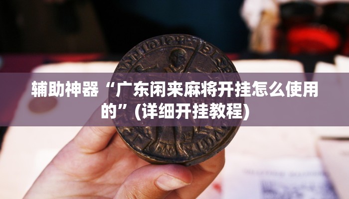 辅助神器“广东闲来麻将开挂怎么使用的”(详细开挂教程)