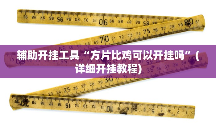 辅助开挂工具“方片比鸡可以开挂吗”(详细开挂教程)