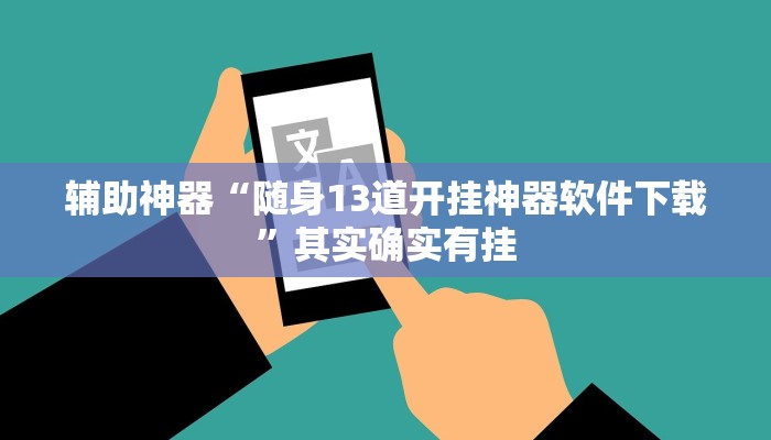 辅助神器“随身13道开挂神器软件下载”其实确实有挂