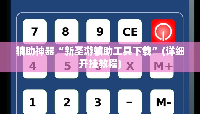 辅助神器“新圣游辅助工具下载”(详细开挂教程)