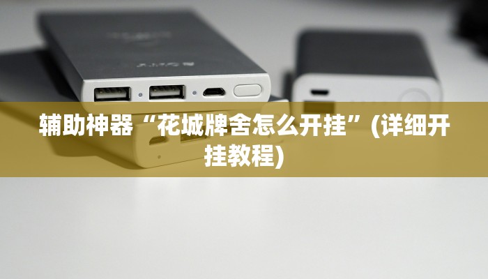 辅助神器“花城牌舍怎么开挂”(详细开挂教程)