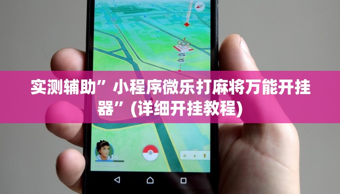 实测辅助”小程序微乐打麻将万能开挂器”(详细开挂教程)