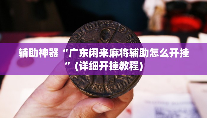 辅助神器“广东闲来麻将辅助怎么开挂”(详细开挂教程)